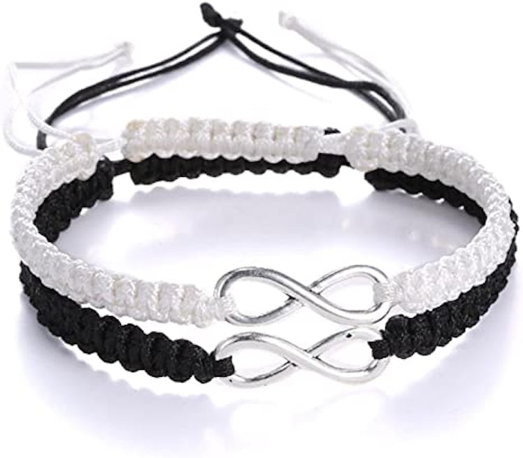 RINHOO Stainless Steel Infinity Couple Bracelet