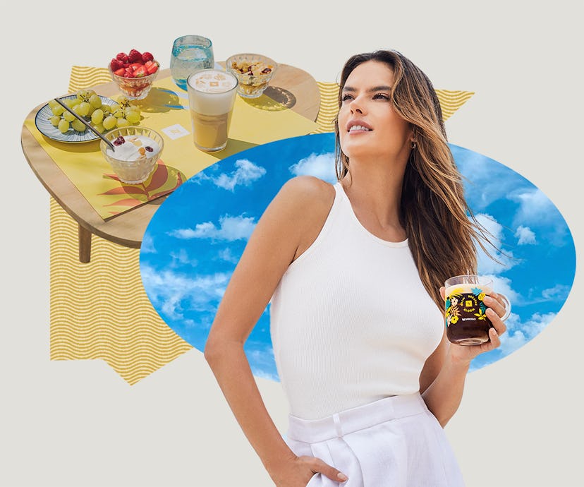 Alessandra Ambrosio and Nespresso’s Brazilian-inspired iced coffee blends