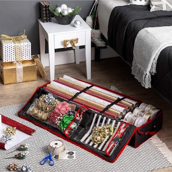 Zober Premium Wrapping Paper Storage Container
