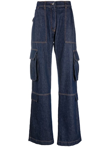 MSGM straight-leg cargo jeans