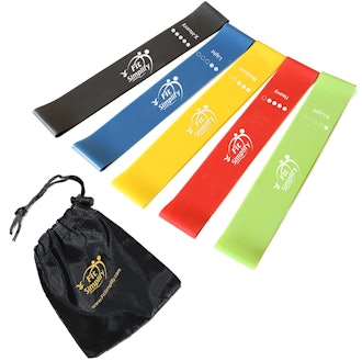 Fit Simplify Resistance Loop Exercise Bands (Set of 5)