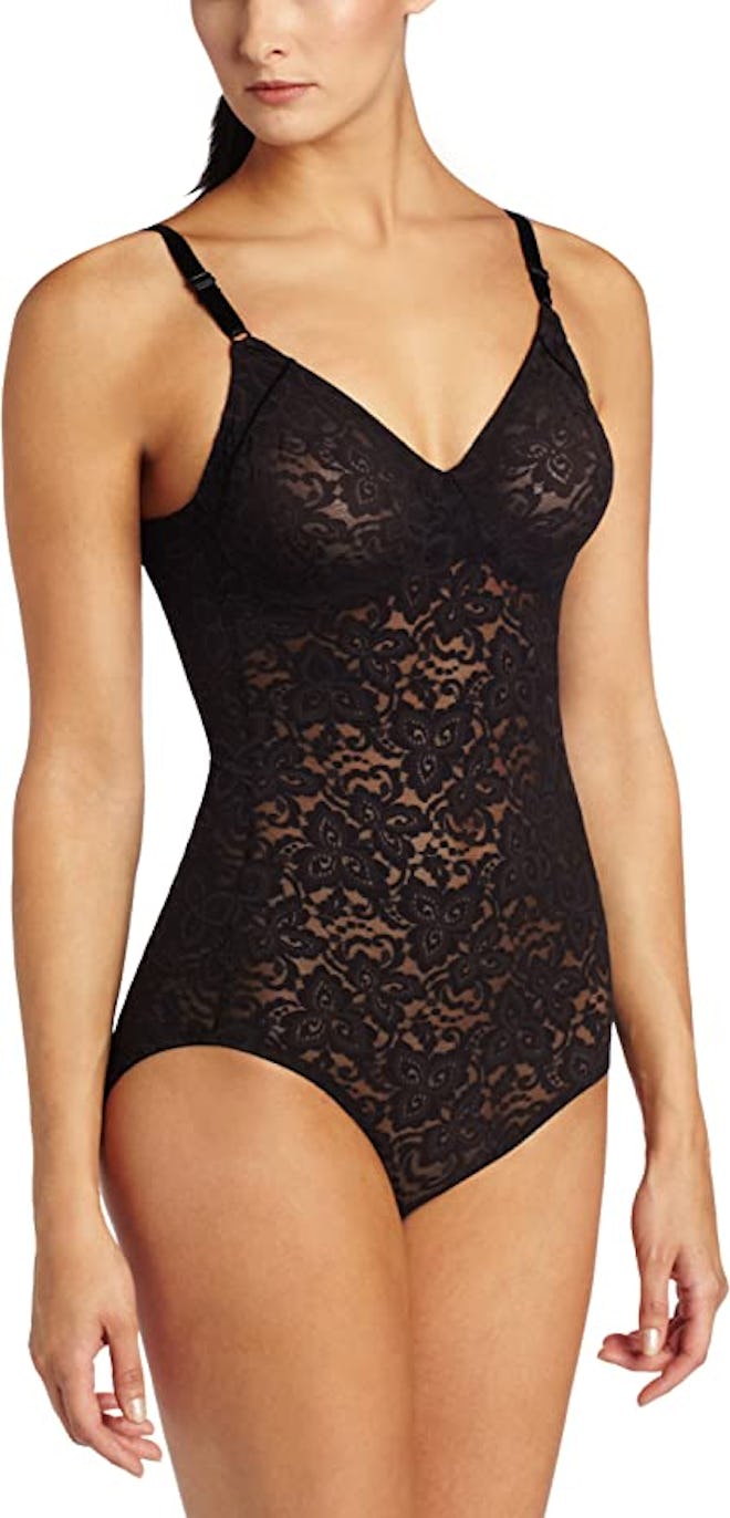 Bali Lace ‘N Smooth Built-In Bra Bodysuit