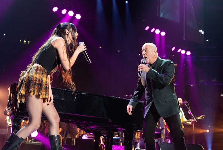 Olivia Rodrigo joined Billy Joel on stage at Madison Square Garden in a surprise appearance.
