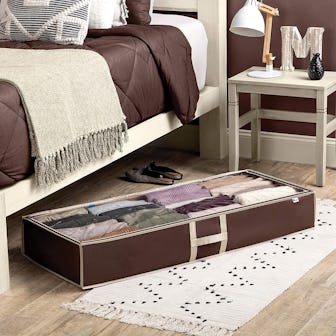 ZOBER Flexible Zippered Underbed Storage Bag (2-Pack) 