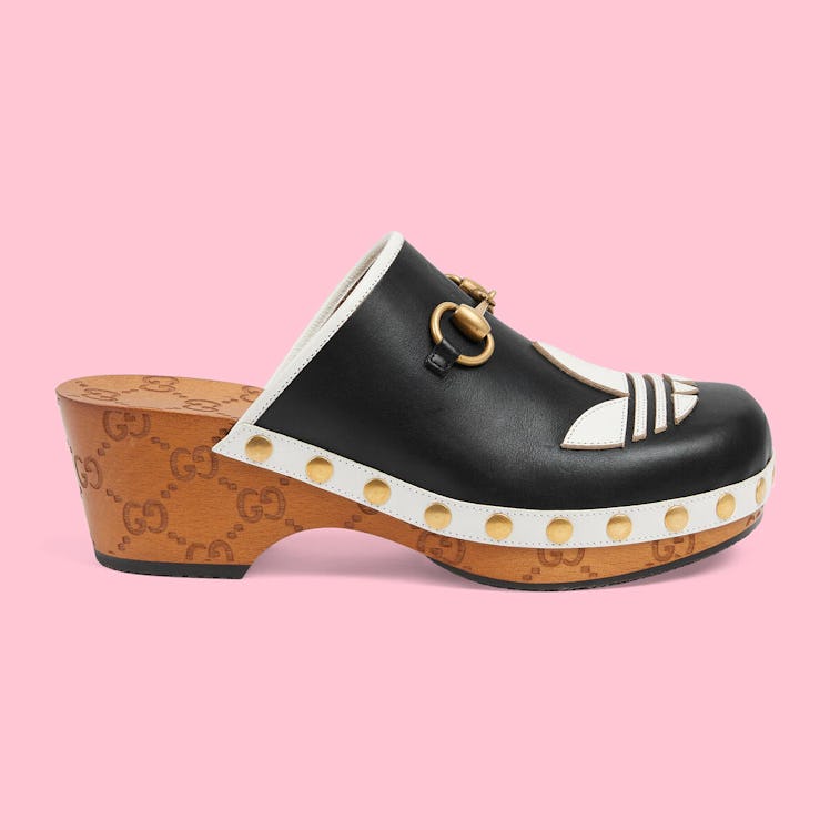 adidas x Gucci women's leather clogs
