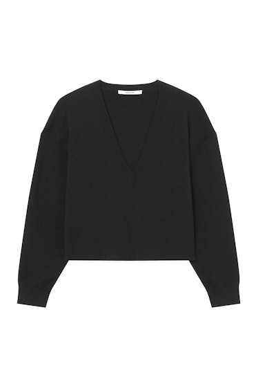 Thakoon V Neck Cropped Sweater