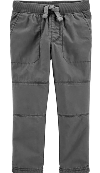 Toddler Pull-On Reinforced Knee Pants in Grey are part of the OshKosh B'gosh Labor Day sale.