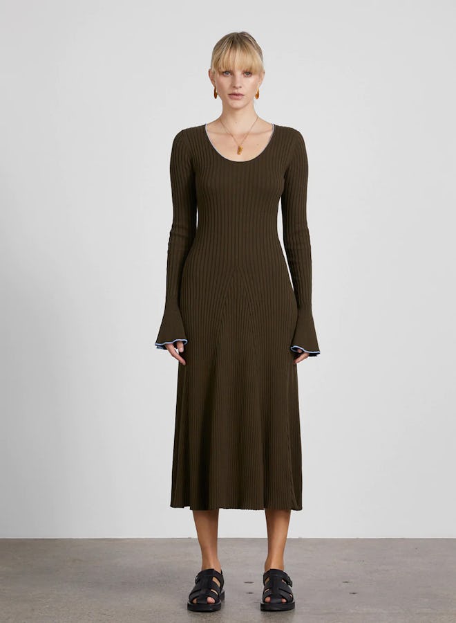 Mara Dress Olive Grove