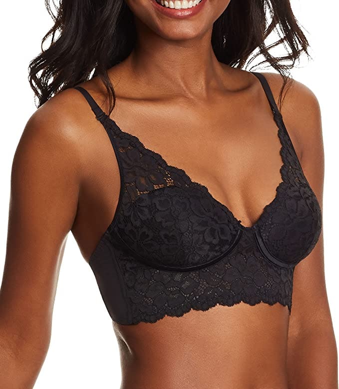 Maidenform Lace Convertible Longline Bralette