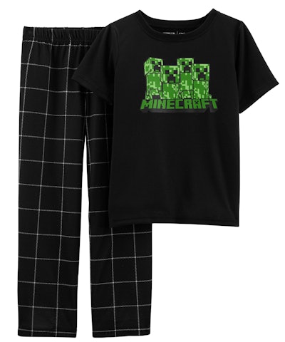 This set of 2-Piece Minecraft Loose Fit PJs is part of the Carter's Labor Day sale.
