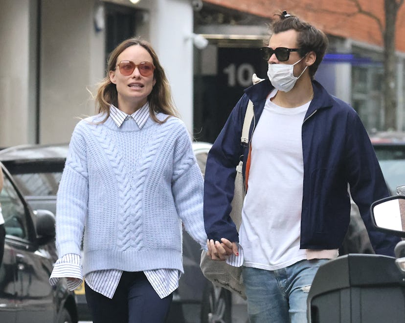 Olivia Wilde with her current partner, singer and actor Harry Styles