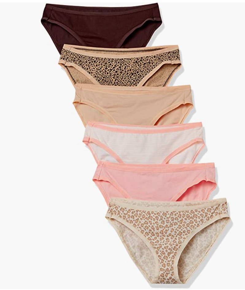 Amazon Essentials Cotton Bikini Brief Underwear (6-Pack)