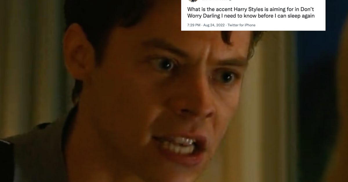 Memes About Harry Styles' 'Don't Worry Darling' Accent