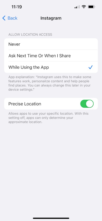 Here's how to turn off Precise Location on an iPhone to keep your whereabouts private.
