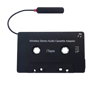 This iTape receiver is the best Bluetooth cassette adapter that can play music while it’s charging.
