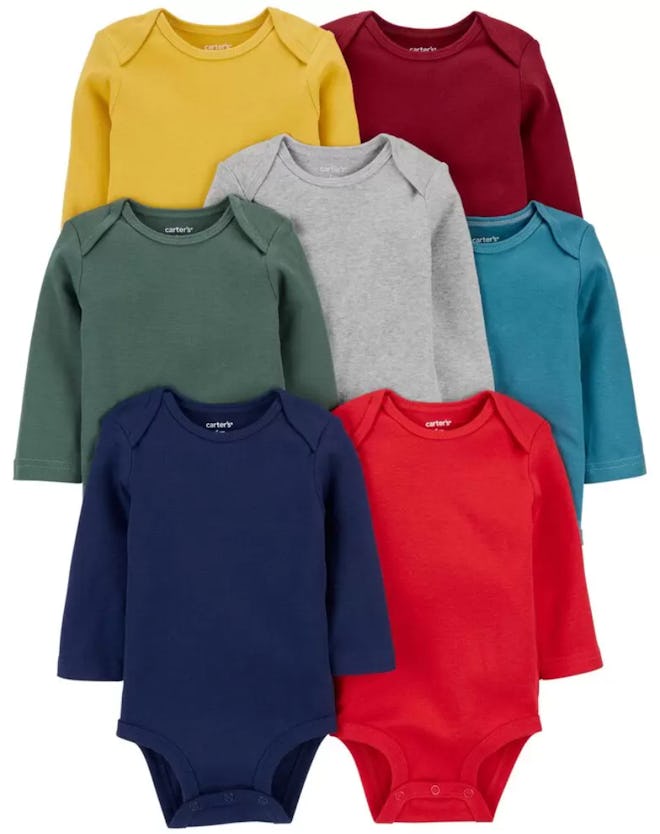 This 7-Pack Long-Sleeve Bodysuits is on sale at Carter's for Labor Day.