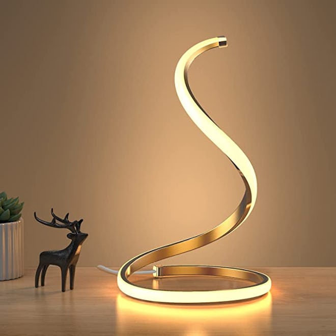 NUÜR Spiral LED Table Lamp