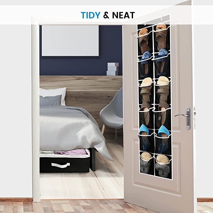 ZOBER Over The Door Shoe Organizer