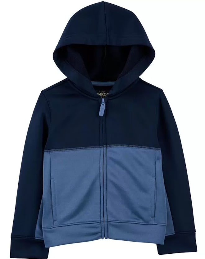 This Active Hooded Zip-Up Jacket is part of the OshKosh Labor Day sale.