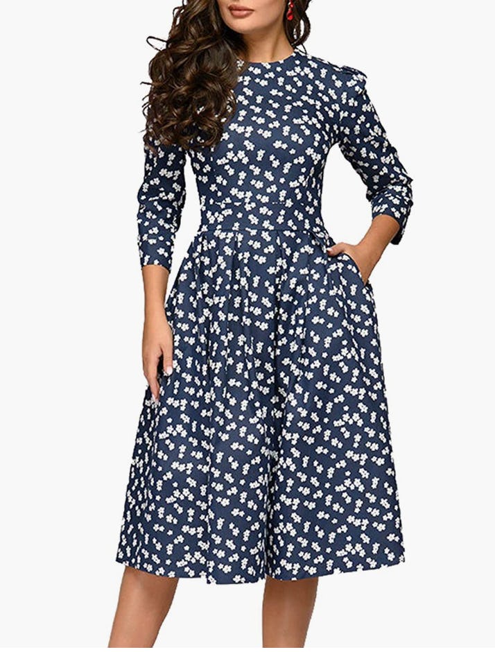 Simple Flavor Vintage Midi Dress
