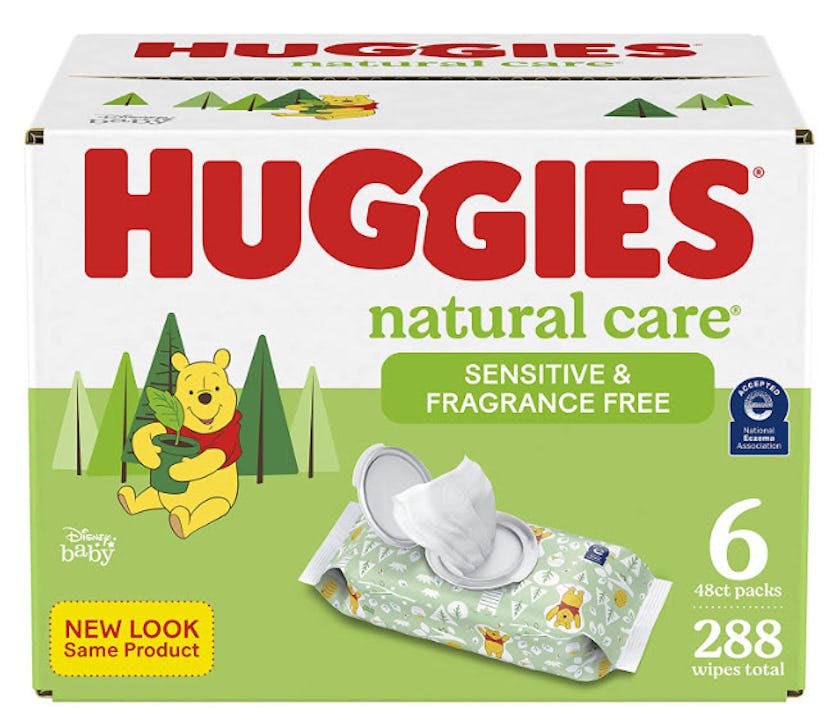 Huggies Natural Care Sensitive Baby Wipes (6-Pack)