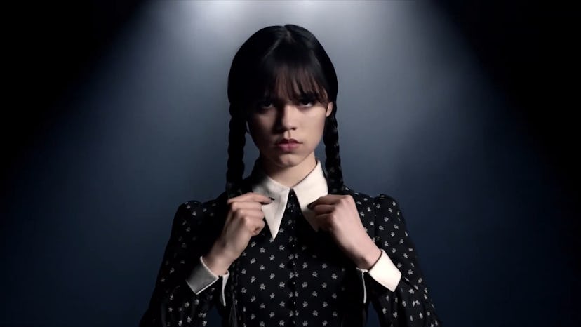 Wednesday Addams would make an easy brunette Halloween costume