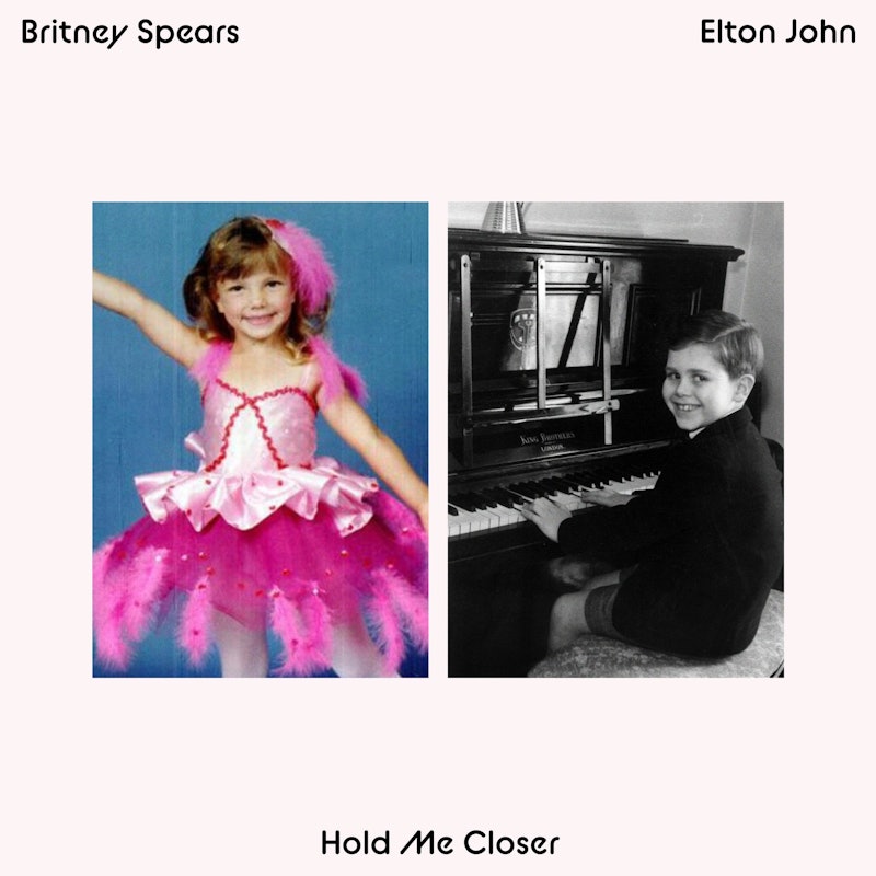 Britney Spears and Elton John "Hold Me Closer" single artwork