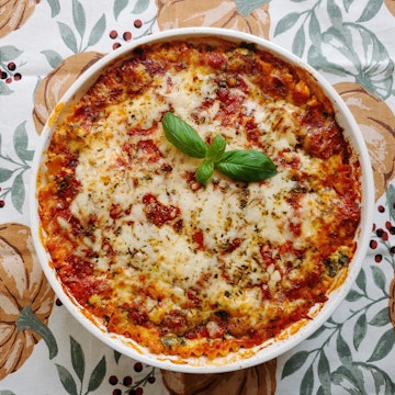 This recipe for lazy lasagna is easy, kid-approved, and packed with vegetables and protein.