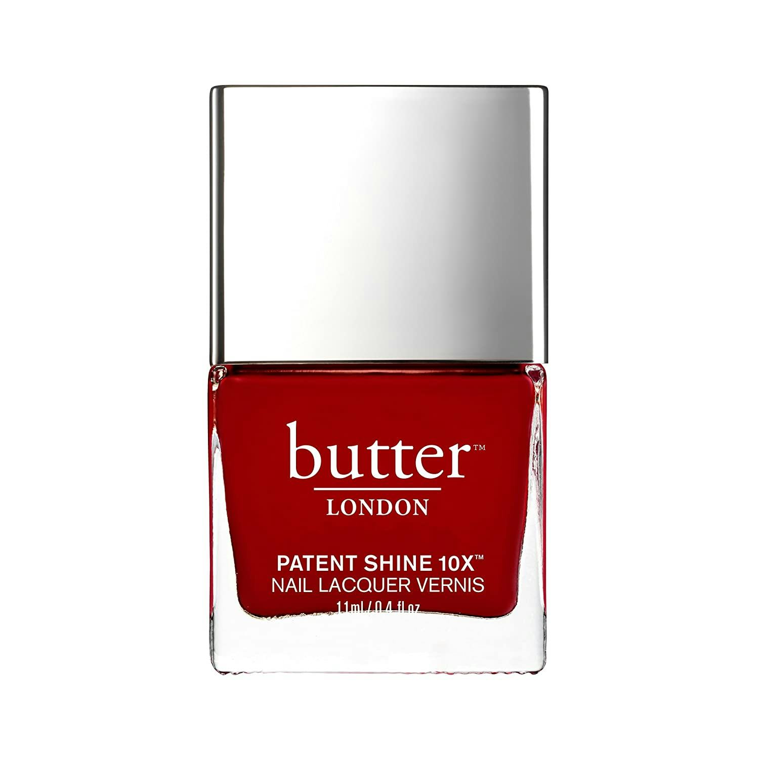 butter LONDON Patent Shine 10X Nail Lacquer, Her Majesty&rsquo;s Red