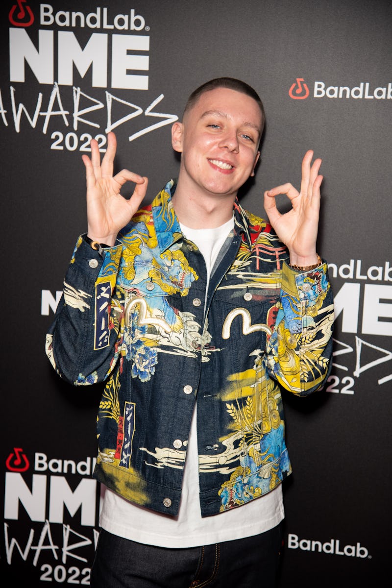 'Close To Home' rapper Aitch at the 2022 NME Awards