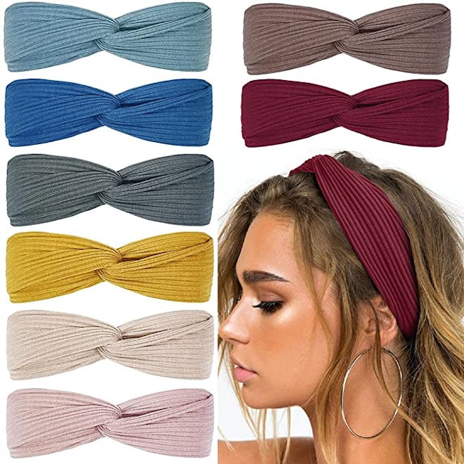 Huachi Knotted Headbands (8-Pack)