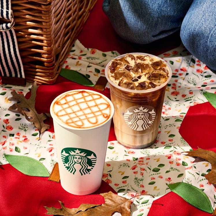 Here's what you need to know about Starbucks' Apple Crisp Oatmilk Macchiato, including a review, caf...