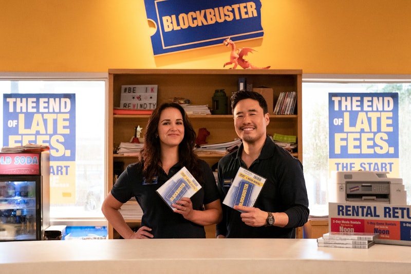 Melissa Fumero and Randall Park star in Netflix's upcoming 'Blockbuster' sitcom.