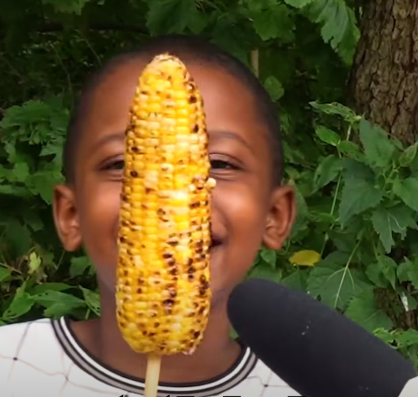 The "It's Corn" kid who went viral on TikTok now has an official song.
