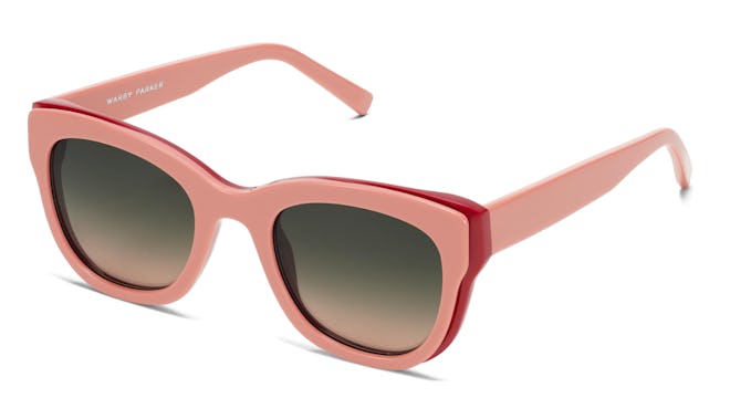 Barbiecore pink sunglasses from warby parker