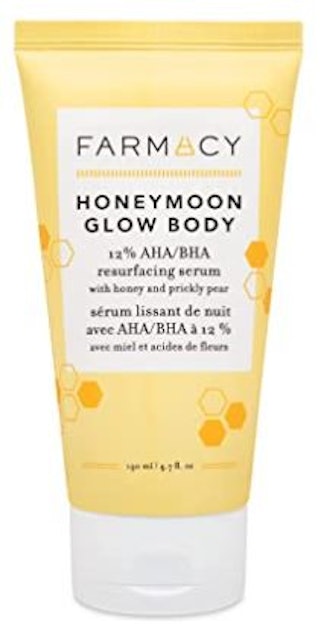 Farmacy Honeymoon Glow Body - AHA and BHA Body Serum with Hyaluronic Acid for soft skin