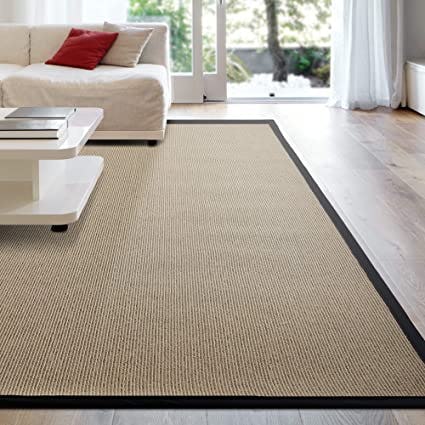 iCustomRug Zara Synthetic Sisal Collection Area Rug