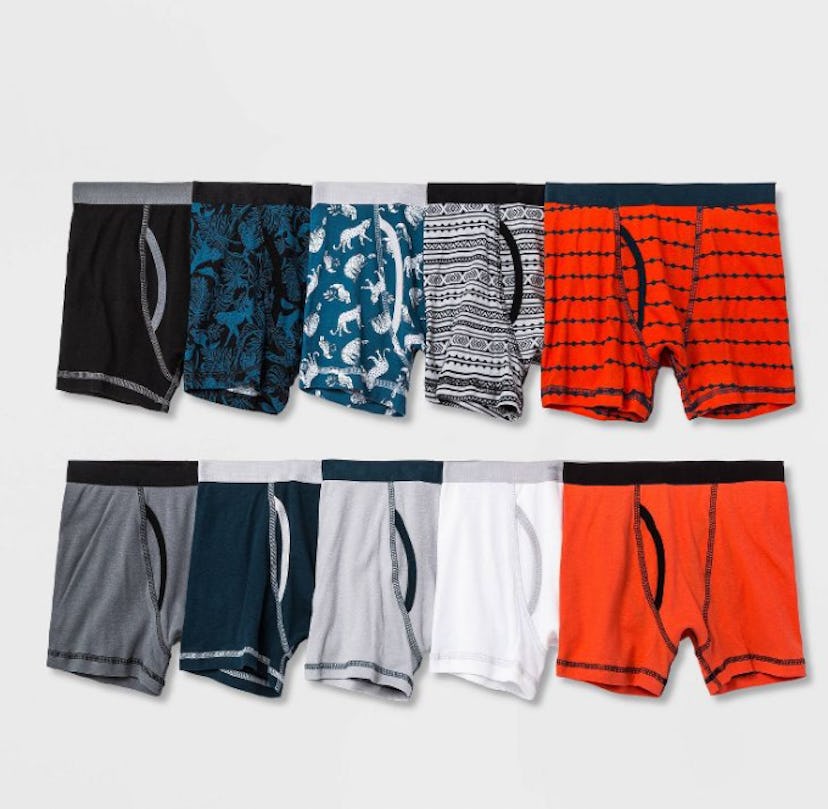10-pack of Cat and Jack boxer briefs, a Labor Day sale find