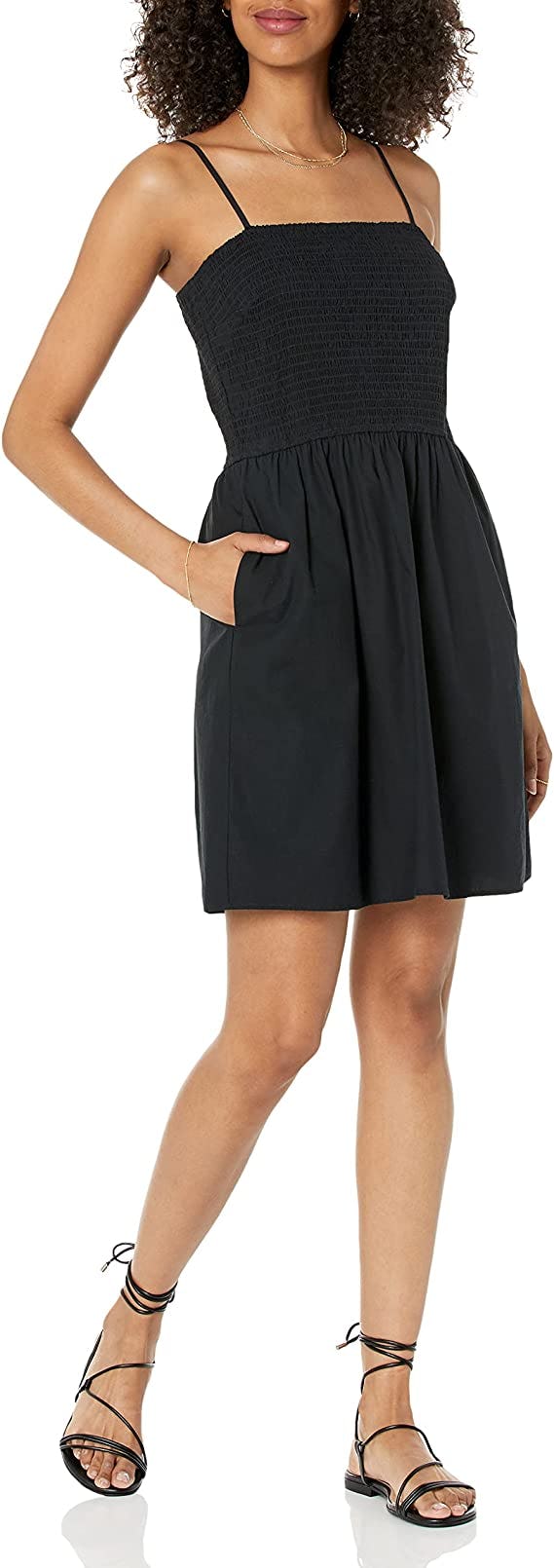 The Drop Smocked Bodice Mini Dress