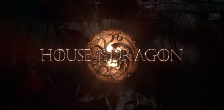 House of the Dragon opening credits logo