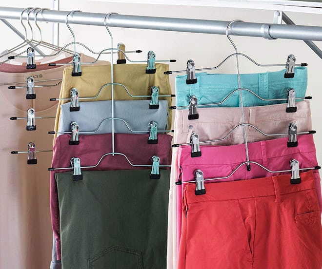 Zober 4-Tier Pants Hangers (3-Pack)