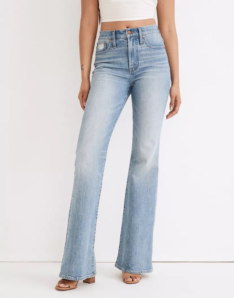 Madewell The Perfect Vintage Flare Jean in Delavan Wash