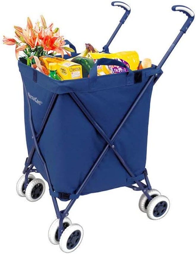 This is the best large folding grocery cart.