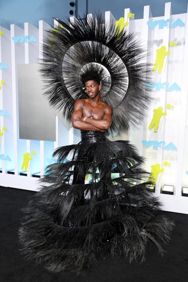 Lil Nas X attends the 2022 MTV VMAs at Prudential Center on August 28, 2022 in Newark, New Jersey. 