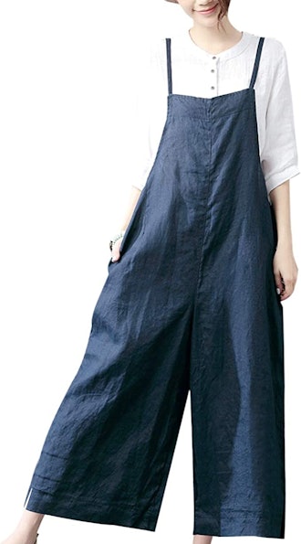 YESNO Loose Wide Leg Jumpsuits