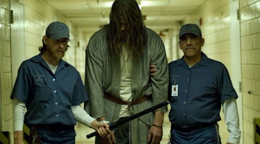 A scene from the movie 'Halloween' in an asylum