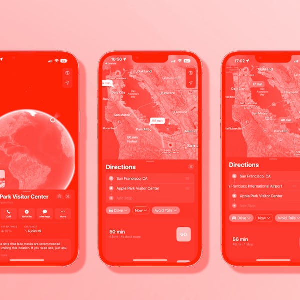 How to add multiple stops in Apple Maps with iOS 16