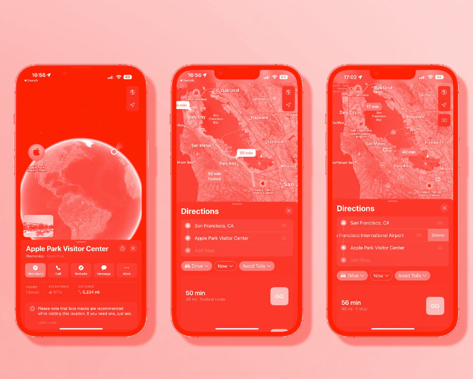 How to add multiple stops in Apple Maps with iOS 16