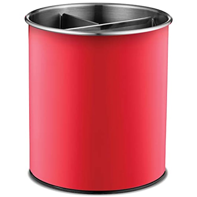 FineDine Extra-Large Stainless Steel Kitchen Utensil Holder