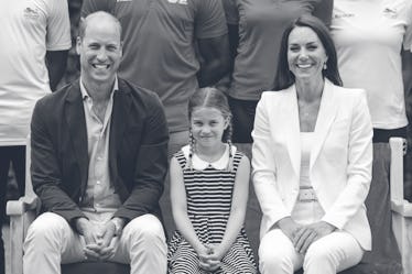 英国剑桥的夏洛特公主(C),英国威廉王子,剑桥公爵(L)和B…